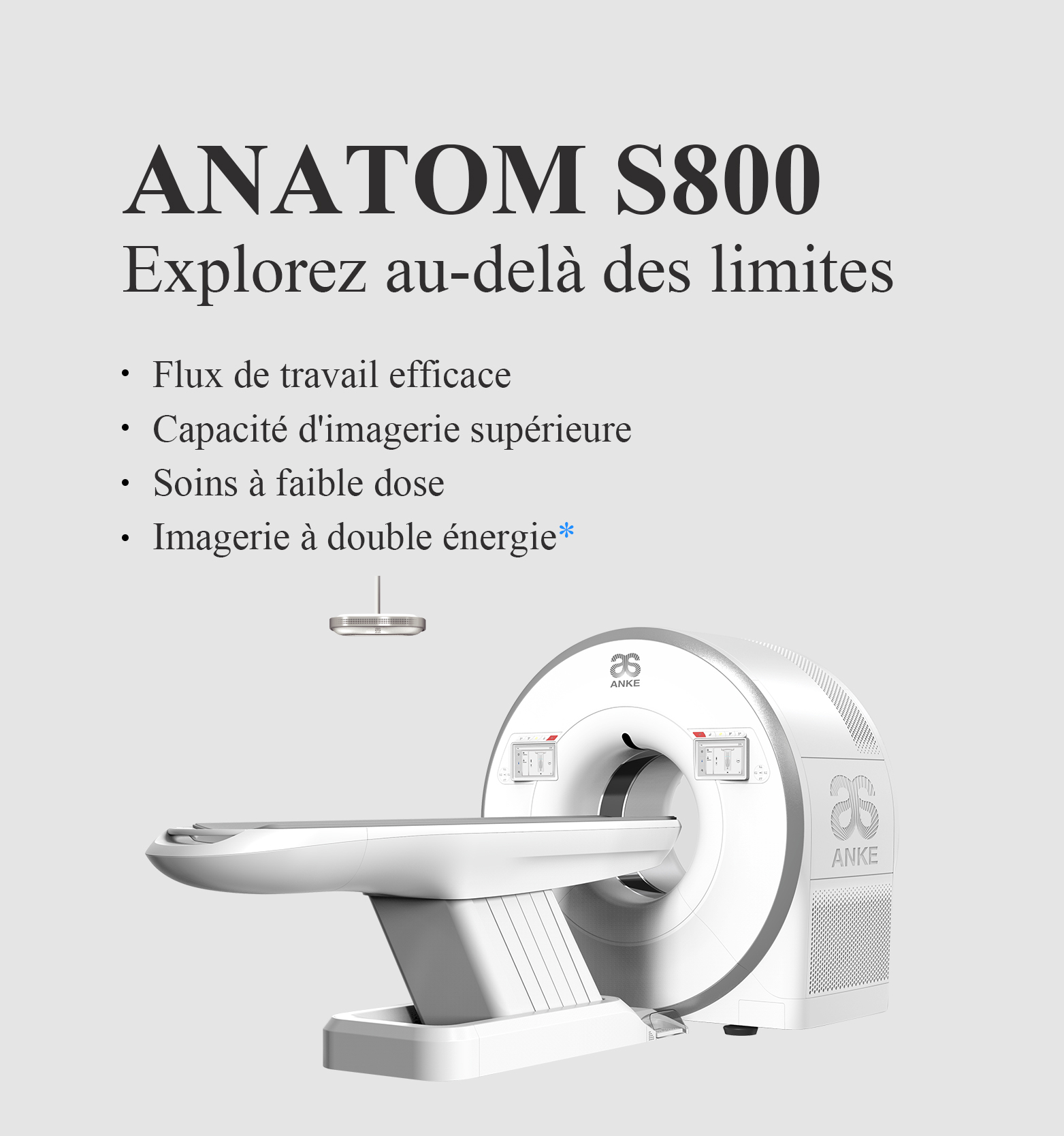 Scanner CT 256 coupes à la pointe de la technologie